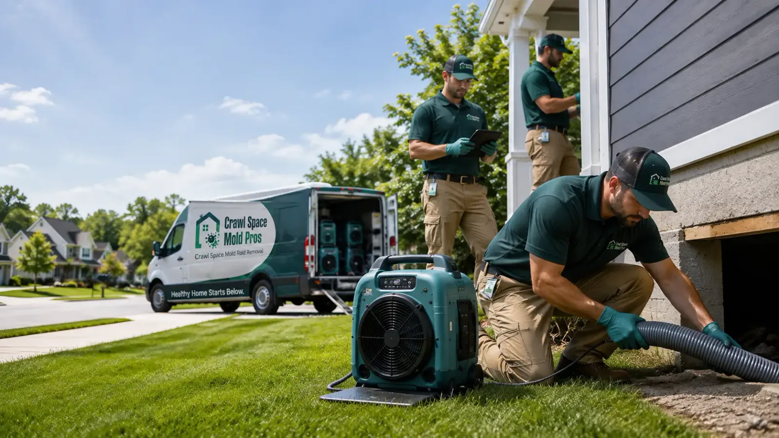Crawl Space Mold Removal in Leon, KS